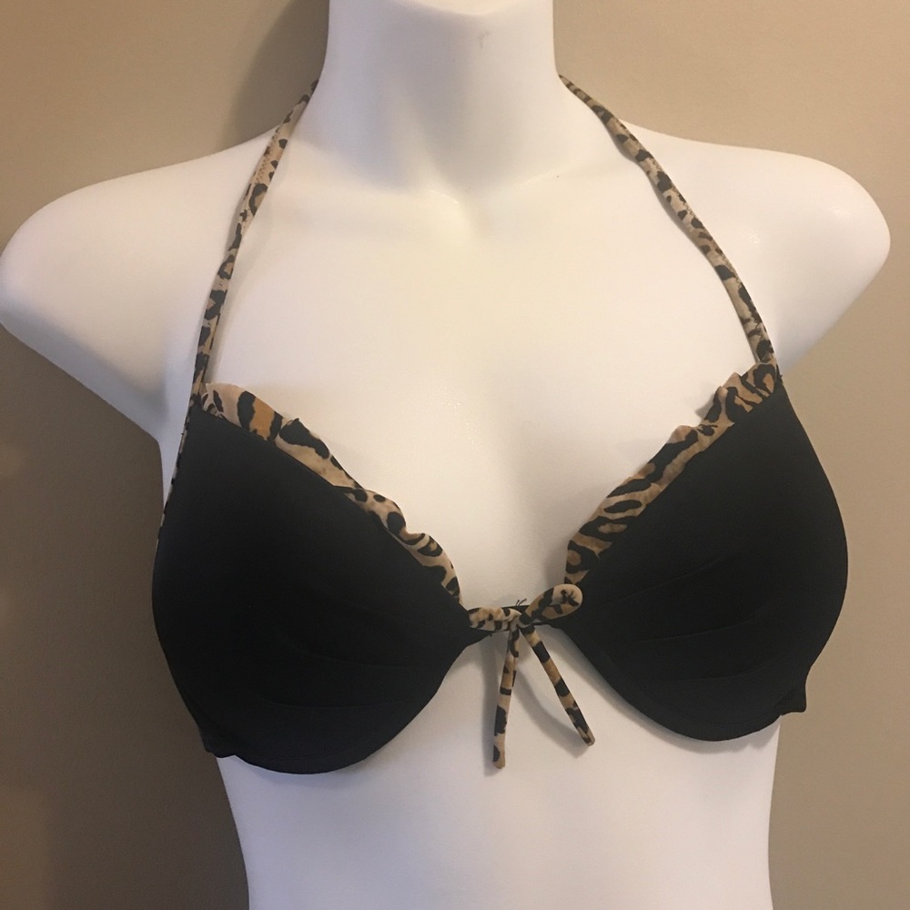 Victoria’s Secret Swim Black Bikini Top 32B